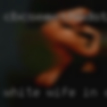 White wife in club